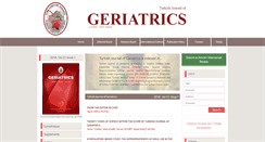Desktop Screenshot of geriatri.dergisi.org