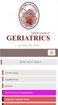 Mobile Screenshot of geriatri.dergisi.org